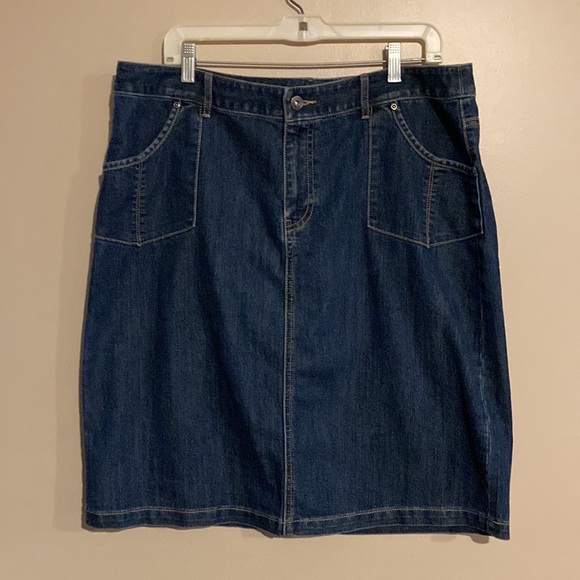 CJ Banks Dresses & Skirts - CJ Banks Denim Skirt  size 16W
NWOT